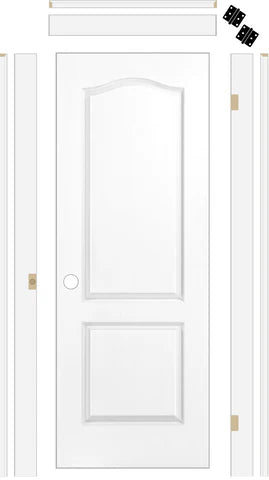 32" * 80" ,2 Panel Arch Door With Jamb Kit