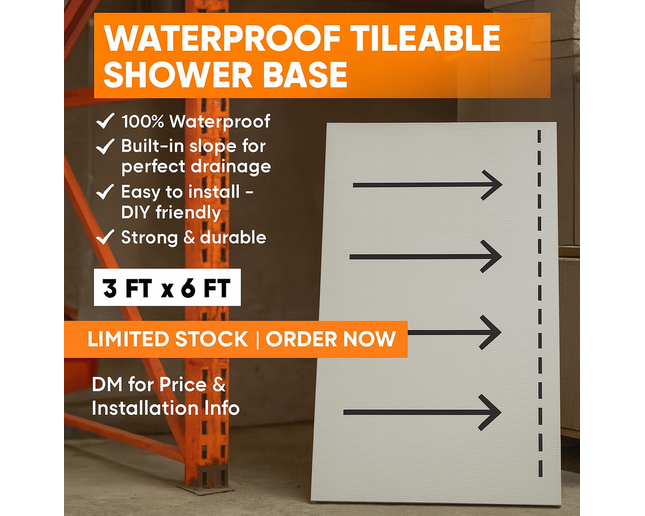 Curbless Shower