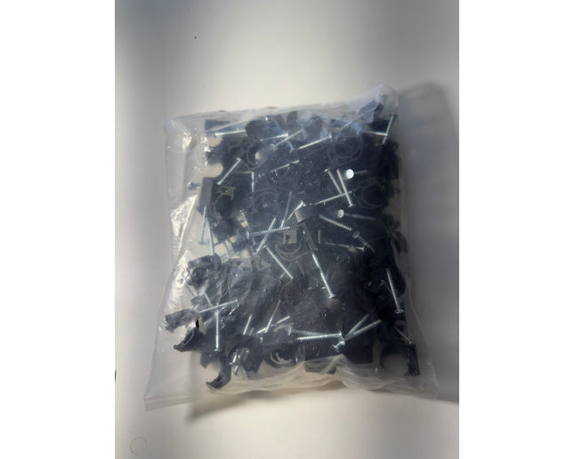 1/2” J-Clamp tubing fastener with nail (100/bag)