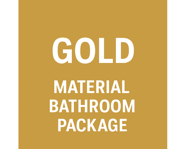 Material Bathroom Gold Package – The Ultimate Upgrade