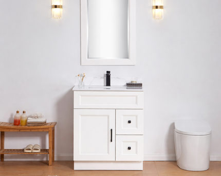 30″ 2 Drawers Vanity (HDF)