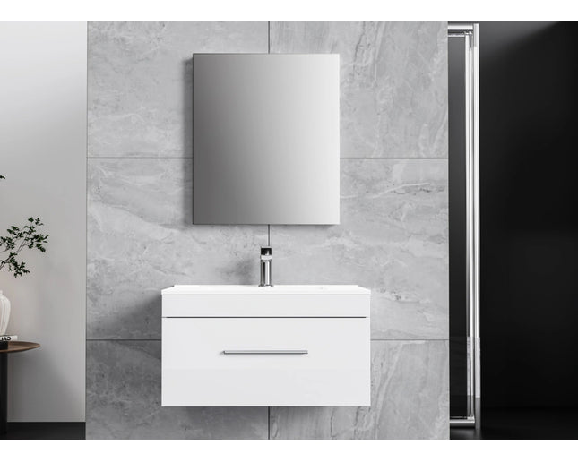 High Gloss Floating Vanity
