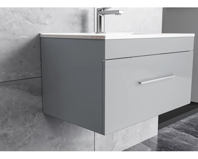 High Gloss Floating Vanity