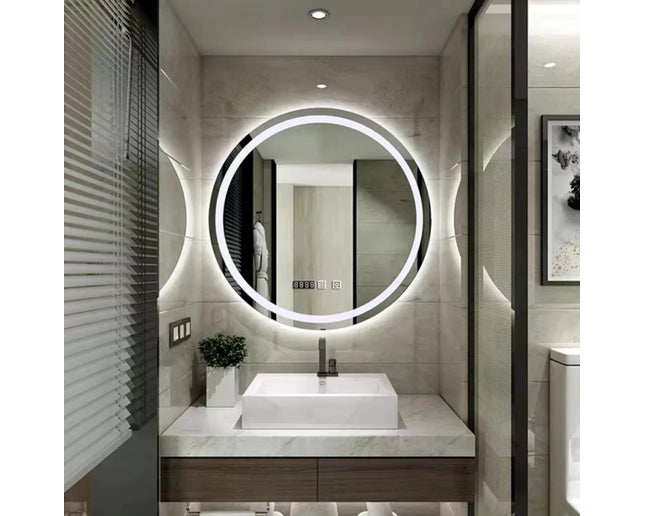 24" LED Round Mirror