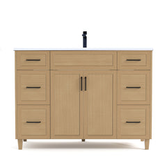 Single Solid Wood Vanity