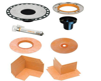 Schluter-Kerdi-Drain-A Flange And Ring