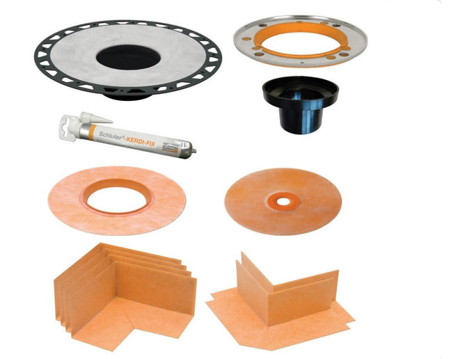Schluter-Kerdi-Drain-A Flange And Ring