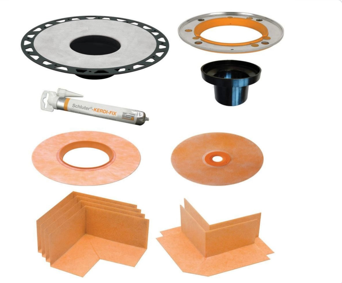 Schluter-Kerdi-Drain-A Flange And Ring