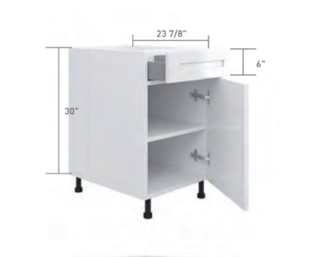 Base Cabinets (1 Drawer + 1 Door)