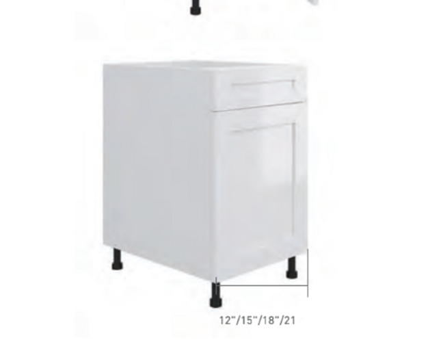 Base Cabinets (1 Drawer + 1 Door)