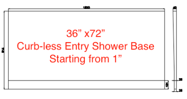 Curbless Shower