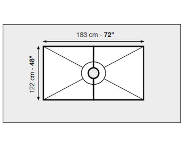 Schluter®-KERDI-SHOWER-KIT - WITHOUT THE GRATE