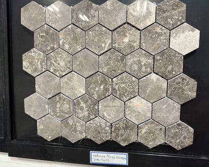 Valenca Grey hexagon