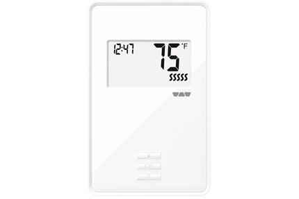 Schluter® DITRA-HEAT-E-R Non-Programmable Digital Thermostat – Bright White