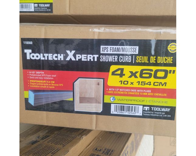 Xps shower curb