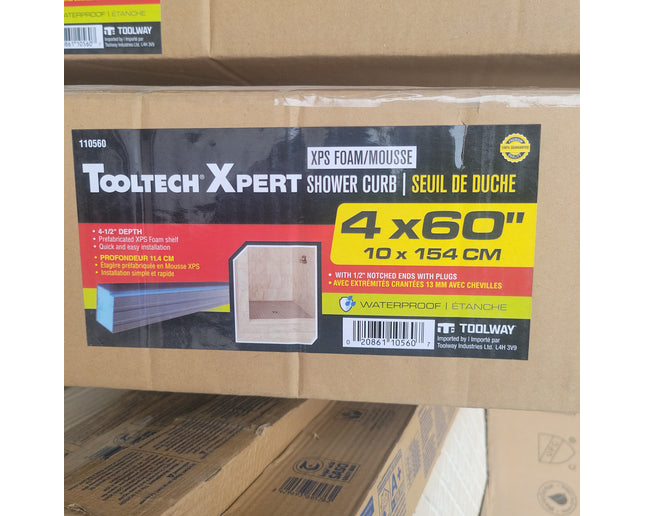 Xps shower curb